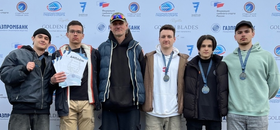 Команда гребцов СПбГУТ – серебряный призёр летнего этапа СГЛ